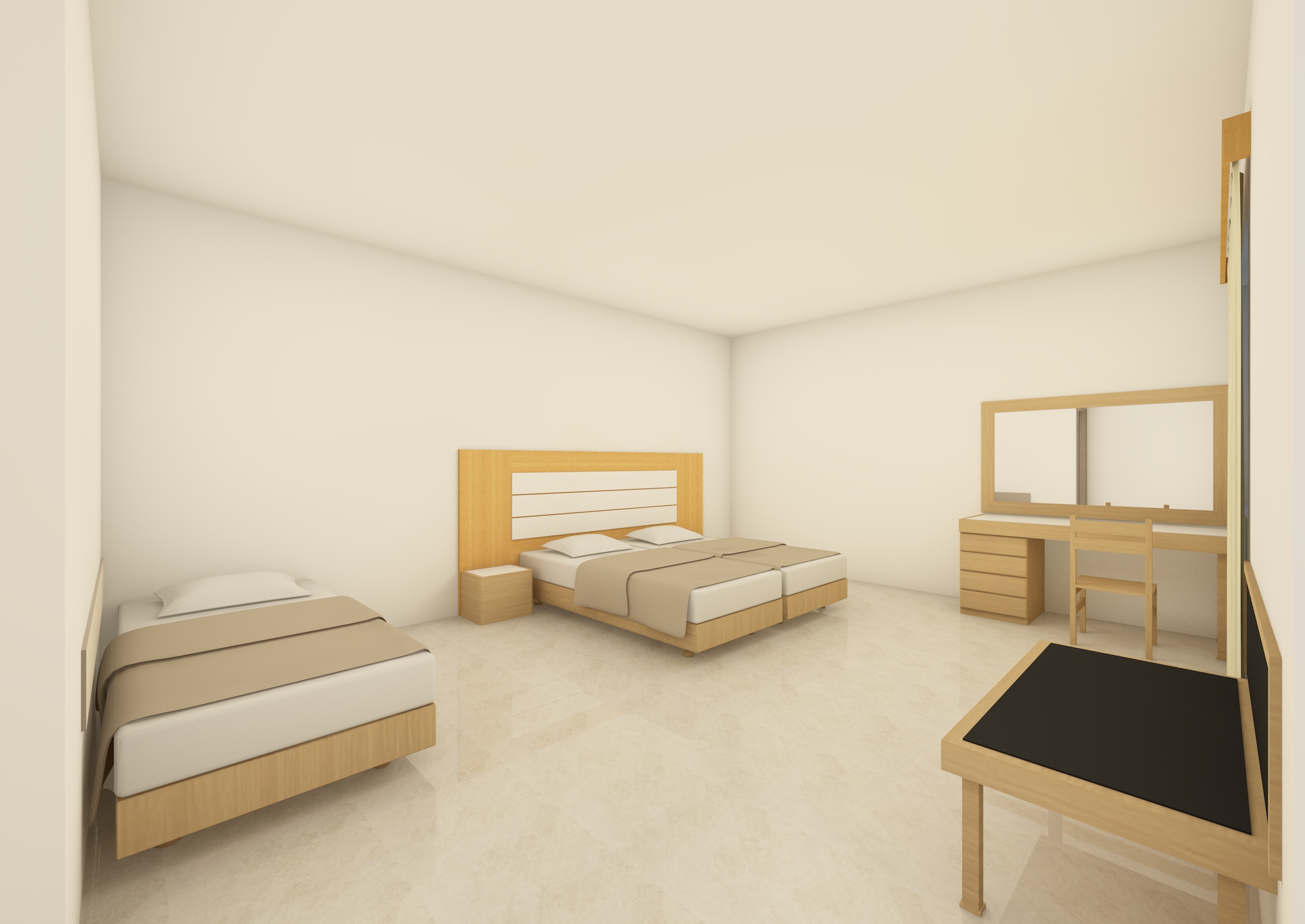 Standard Annex Double room at Atlantis Annex boutique hotel with a cozy double bed and modern amenities.